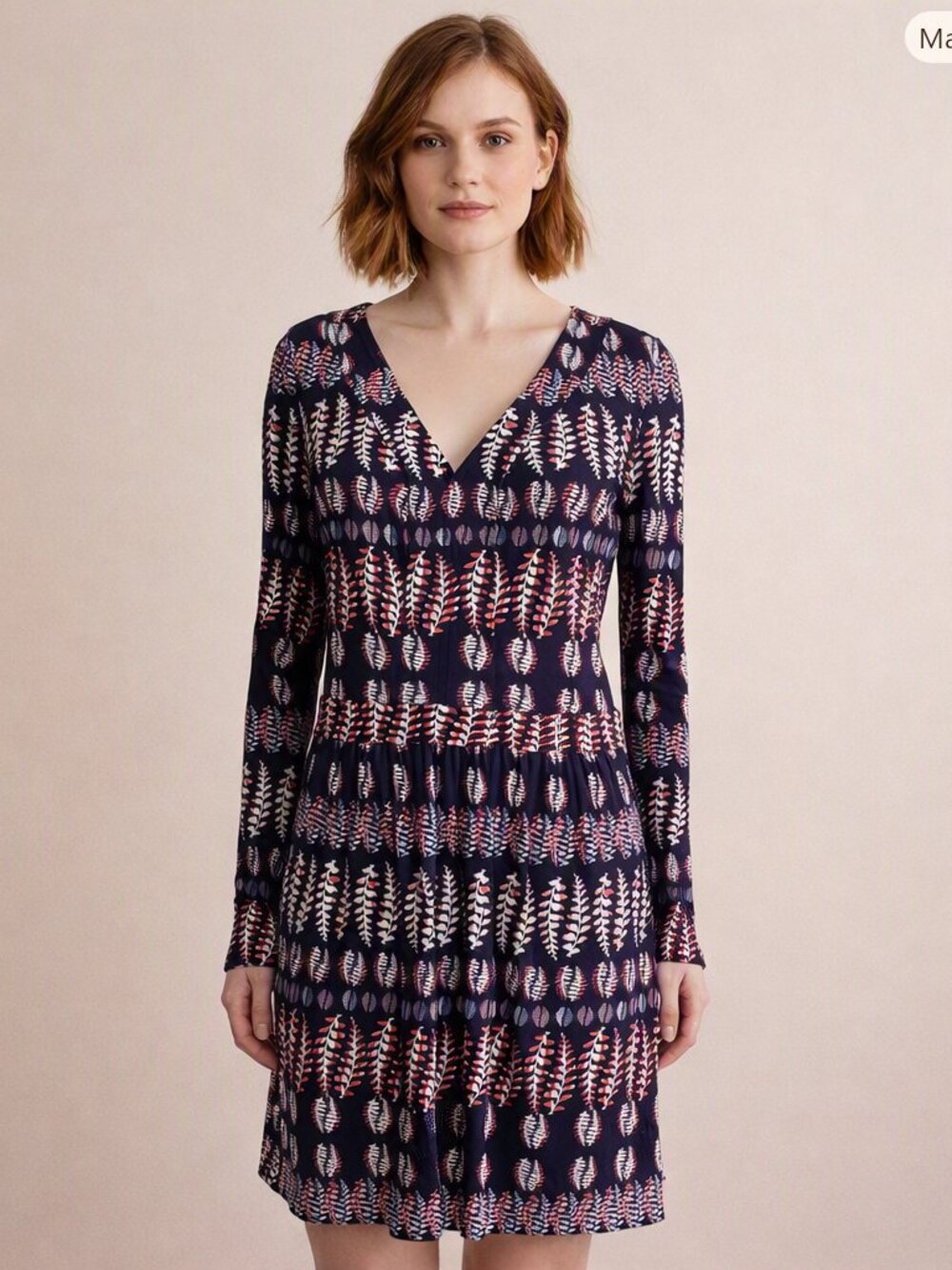 Tory Burch Fantasy Printed Mini Dress Size Small